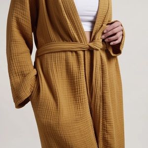 Parachute Home Cloud Cotton Robe - Amber